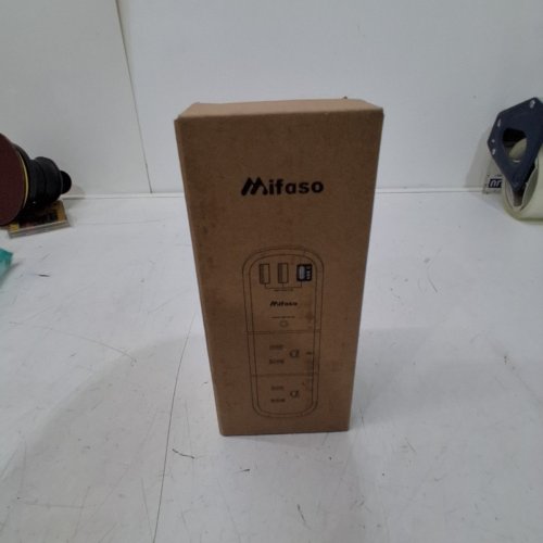 MIFASO USB OUTLET EXTENDER SURGE PROTECTOR WITH ROTATING PLUG - 3-SIDED SWIVEL POWER STRIP WITH 6 OUTLETS, 2 USB-A PORTS, 1 USB-C PORT - WHITE (MODEL: MFS6081) image 4