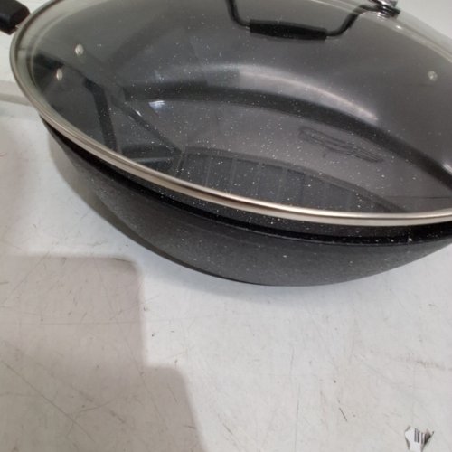 STARFRIT THE ROCK 5QT/12" DEEP FRY PAN WITH LID image 4