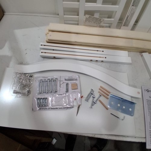 DREAM ON ME WOODEN SLAT SYDNEY TODDLER BED -28" X 53" X 29" -WHITE (MODEL: 647-WHT) image 3