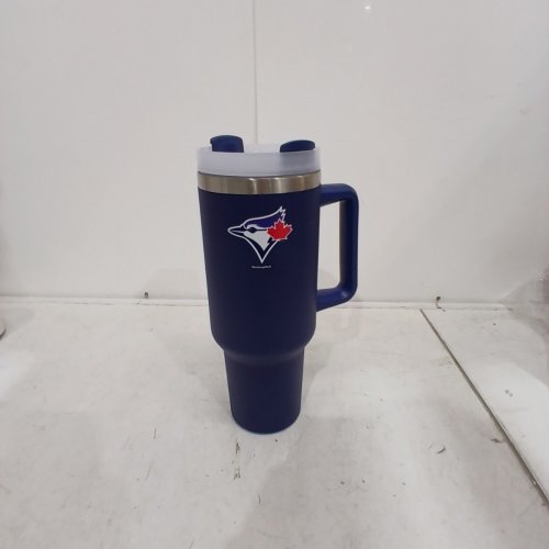MUSTANG PRODUCTS TORONTO BLUE JAYS TRAVEL MUG - 40 OZ - NAVY BLUE (MODEL: MLB-TM40NVD-TOR-PRI) image 3