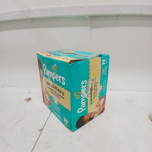 136PK PAMPERS SWADDLERS SKIN SAFE DISPOSABLE DIAPERS - NEWBORN image 3