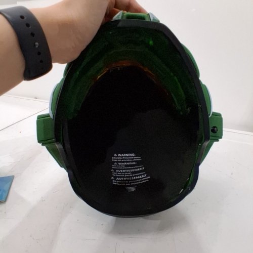 MEN'S DISGUISE HALO MASTER CHIEF LIGHT-UP DELUXE HELMET - ONE SIZE - GREEN (MODEL:24442) image 6