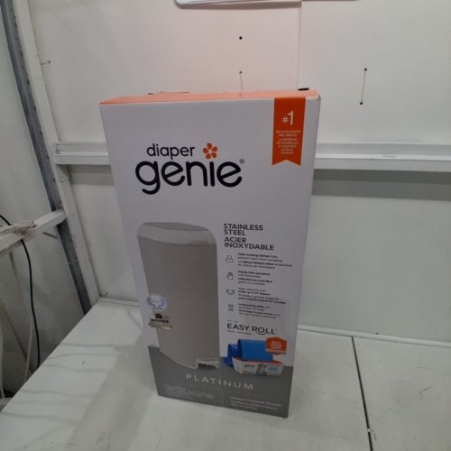 PLAYTEX DIAPER GENIE SIGNATURE PLATINUM DIAPER PAIL - 27" - OFF WHITE (MODEL: I000809) image 4