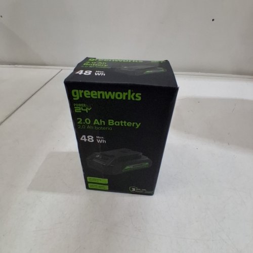 GREENWORKS 24V MAX LITHIUM ION BATTERY - 2AH - USB PORT VERSION (MODEL: LB24A020 / BAG708) image 3