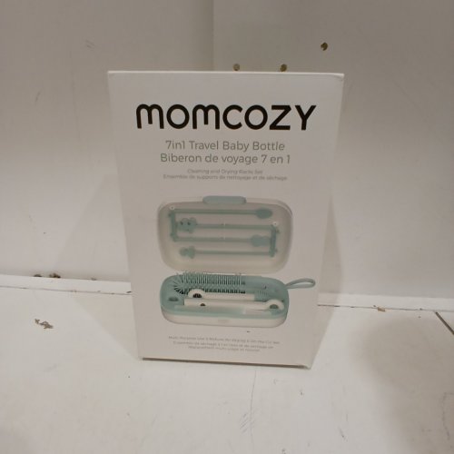 MOMCOZY 7-IN-1 BOTTLE CLEANING KIT - SILICONE BRUSH, NIPPLE BRUSH, STRAW BRUSH, SOAP DISPENSER, DRYING RACK - GREEN image 4