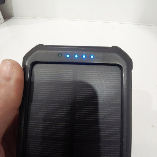 LATIMERIA SOLAR CHARGER POWER BANK 45800MAH - BLACK / ORANGE image 3