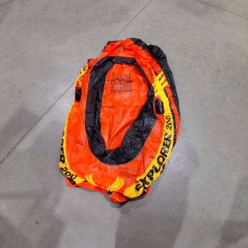 INTEX EXPLORER 200 2-PERSON INFLATABLE BOAT - ORANGE/YELLOW/BLACK (MODEL: ‎58330EP) image 2