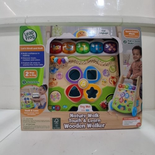 LEAPFROG NATURE WALK TOUCH & LEARN WOODEN WALKER - MULTICOLOR image 3