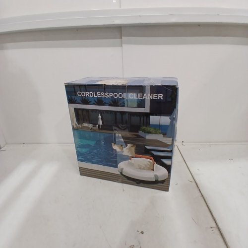 KOSGHO CORDLESS ROBOTIC POOL CLEANER WITH 120 MINS RUNTIME - 1000 SQ.FT - WHITE/BLACK/ORANGE image 5
