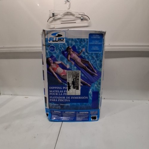 FLUID AQUATICS DIPPING POOL FLOATING MAT - 2" THICK - WHITE/BLUE (MODEL: 1819462) image 5