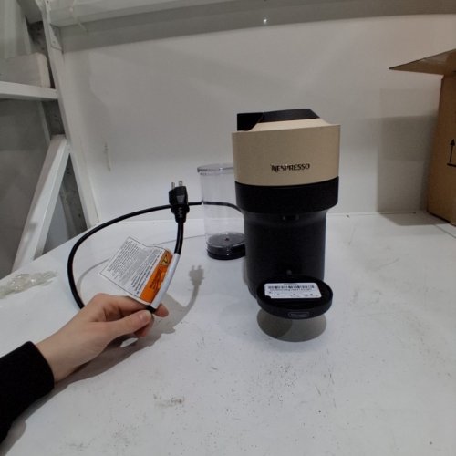 DE'LONGHI NESPRESSO VERTUO POP+ COFFEE AND ESPRESSO MAKER WITH SAMPLES - BEIGE image 3