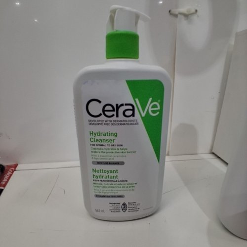CERAVE HYDRATING CREAM CLEANSER, REMOVES MAKEUP - FOR NORMAL TO DRY SKIN - 562ML image 3
