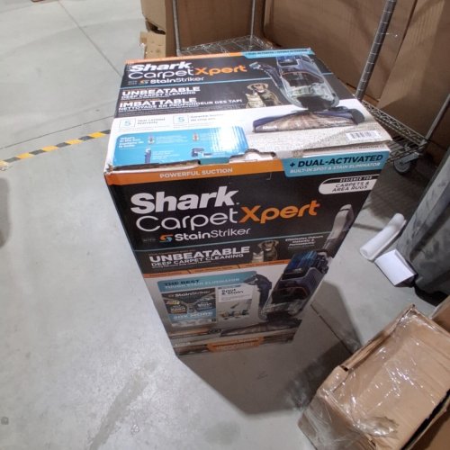 SHARK CARPETXPERT CARPET & UPHOLSTERY CLEANER WITH STAINSTRIKER ATTACHMENT - GREY/NAVY BLUE (MODEL: EX200C 31) image 5