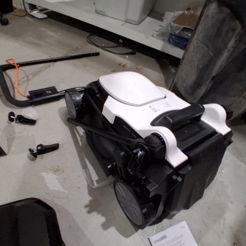 LITHELI U20 CORDLESS BRUSHLESS LAWN MOWER - 20V - 8GAL GRASS BAG - 13" PATH - WHITE/BLACK (MODEL: EGT010159) image 6
