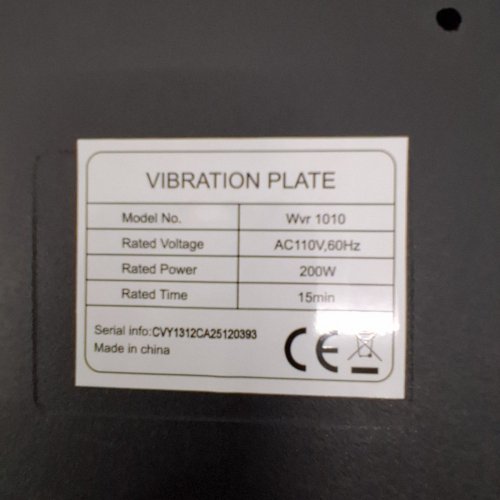 LIFEPRO WAVER VIBRATION PLATE EXERCISE MACHINE WITH HANDLES AND BANDS -BLACK (MODEL: WVR1010) image 5