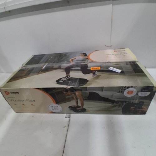 LIFEPRO WAVER VIBRATION PLATE EXERCISE MACHINE WITH HANDLES AND BANDS -BLACK (MODEL: WVR1010) image 7