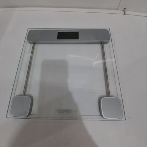 CONAIR THINNER CLEAR GLASS WEIGHT SCALE - 400LBS MAX -CLEAR/GREY (MODEL: TH231L) image 3