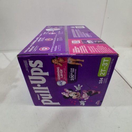 104PK HUGGIES PULL UPS GIRLS POTTY TRAINING PANTS - 2T - 3T - DISNEY JUNIOR MINNIE MOUSE image 2