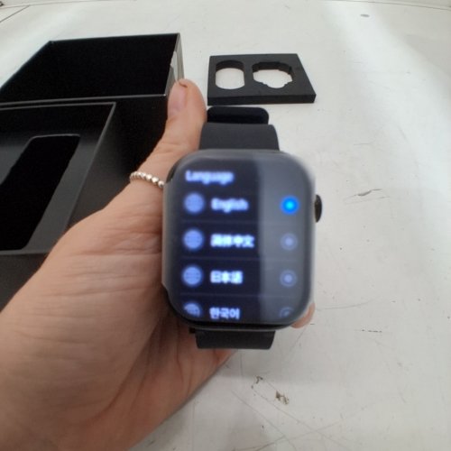 DA FIT SMART FITNESS WATCH COMPATIBLE WITH ANDROID AND IOS - 1.83" HD SCREEN -BLACK image 2