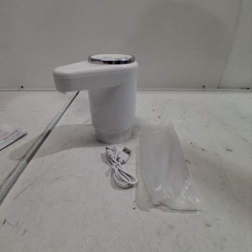 PORTABLE WATER JUG DISPENSER PUMP - 8W - 5 GAL CAPACITY - WHITE (MODEL: CAZ05-WHITE-VINE) image 4