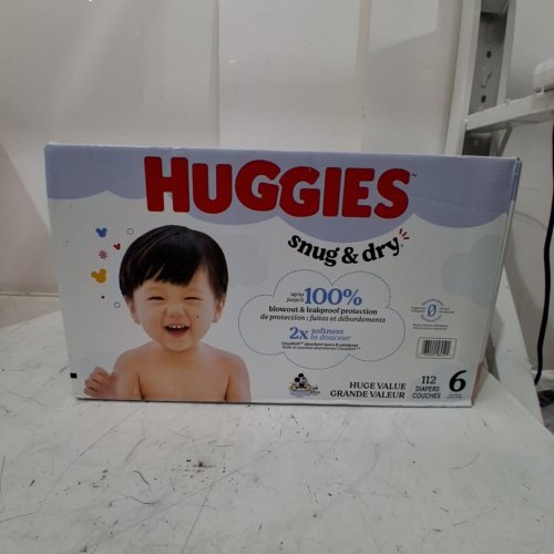 112PK HUGGIES SNUG AND DRY DIAPERS - SIZE 6 - 35LBS - DISNEY MICKEY MOUSE image 2