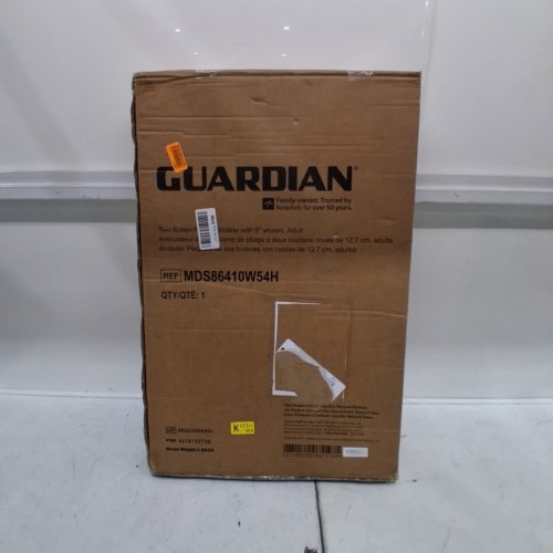 MEDLINE 2 BUTTON FOLDING WALKER 5'' WHEELS 300LB WEIGHT CAPACITY (MODEL:MDS86410W54H) image 3