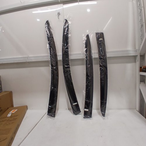 4PC RAIN GUARD WINDOW DEFLECTORS FOR CHEVROLET CRUZE 2016-2019 - BLACK (MODEL:811105) image 3