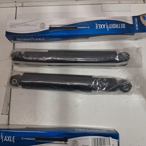 2 DETROIT AXLE SHOCK ABSORBERS FOR 2007-2024 CHEVROLET SILVERADO 1500 GMC SIERRA 1500 - BLACK (MODEL: 4345074) image 4