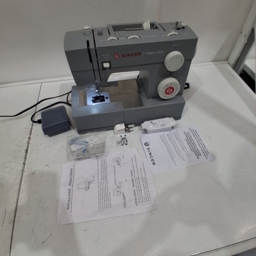 SINGER HEAVY DUTY SEWING MACHINE - GREY (MODEL: 4452) image 2