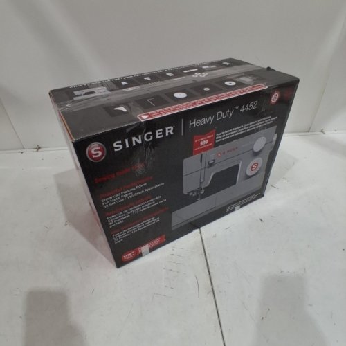 SINGER HEAVY DUTY SEWING MACHINE - GREY (MODEL: 4452) image 5
