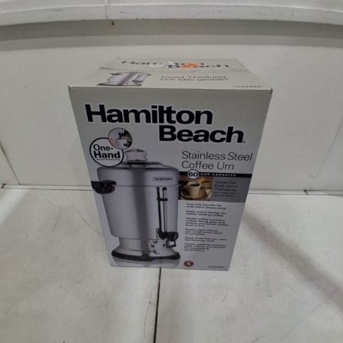 HAMILTON BEACH COMMERCIAL STAINLESS STEEL COFFEE URN, 60 CUP CAPACITY - D50065 image 10