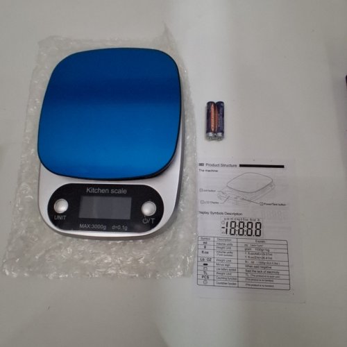 ROYUINN DIGITAL KITCHEN FOOD SCALE, 10KG/G DIGITAL LCD ELECTRONIC FOOD SCALE image 2