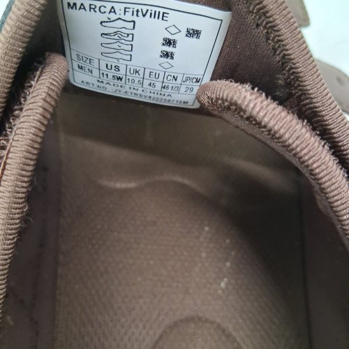 MEN'S FITVILLE EASYTOP RECOVERY SANDAL V4 - SIZE 11.5 wide - COCOA LUXE image 4