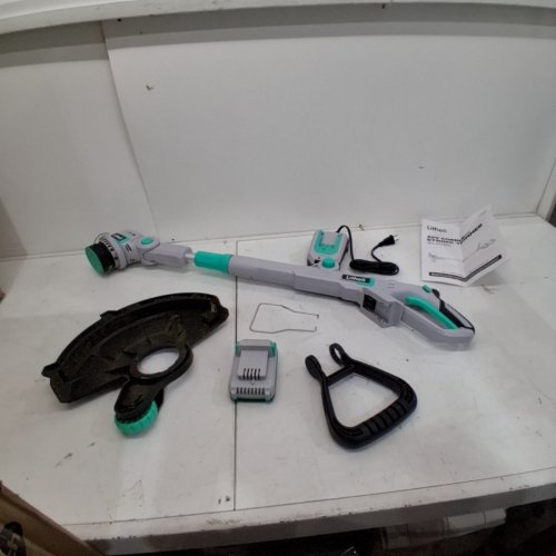 LITHELI CORDLESS STRING TRIMMER - 12" - 20V - GREY (MODEL: E1-GTBC) image 4