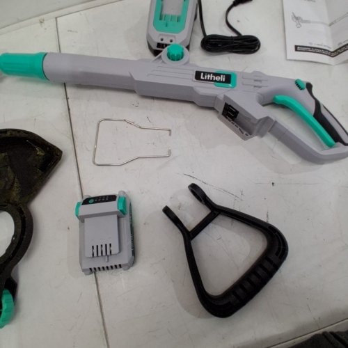 LITHELI CORDLESS STRING TRIMMER - 12" - 20V - GREY (MODEL: E1-GTBC) image 5