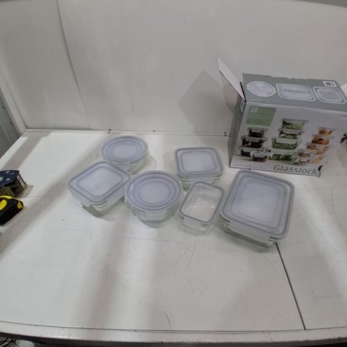 28PC GLASSLOCK GLASS FOOD STORAGE SET - CLEAR (MODEL: 2379252) image 2