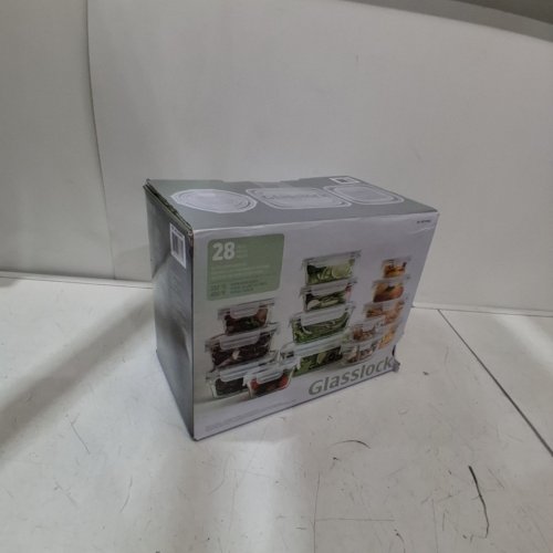 28PC GLASSLOCK GLASS FOOD STORAGE SET - CLEAR (MODEL: 2379252) image 4