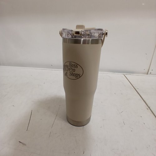 BPS DUAL-LID WATER BOTTLE - 32 OZ - WHITE CAP GRAY (MODEL: DLB-WG-32) image 3