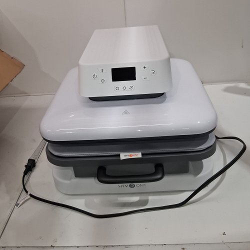 HTVRONT AUTO HEAT PRESS MACHINE FOR T SHIRTS WITH AUTO RELEASE - 15"X15" SURFACE - WHITE (MODEL: HPM15) image 3