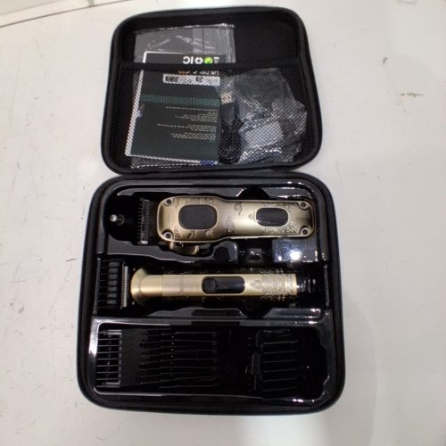 24PC VGRPRO PROFESSIONAL, CORDLESS HAIR CLIPPERS FOR HAIR CUTTING WITH PACKAGE CASE - BRASS (MODEL: V-007 V-109) image 4