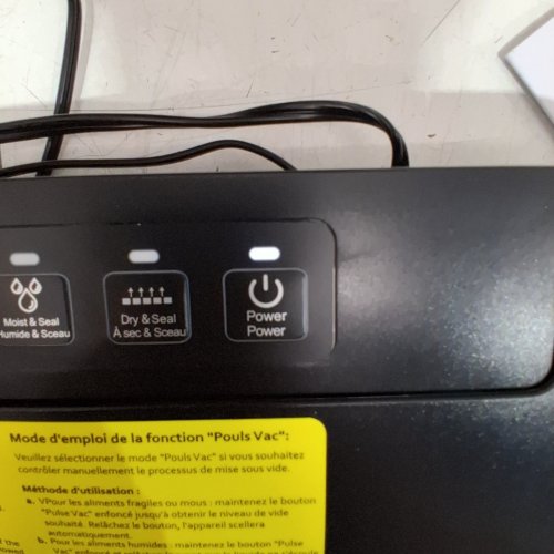 MAINSTAYS POWERFUL SUCTION VACUUM SEALER - BLACK image 2