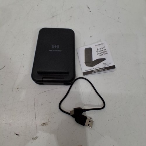 MERCURY INNOVATIONS 3-IN-1 WIRELESS CHARGING STATION - BLACK (MODEL: MIC-QIS06-101W) image 3