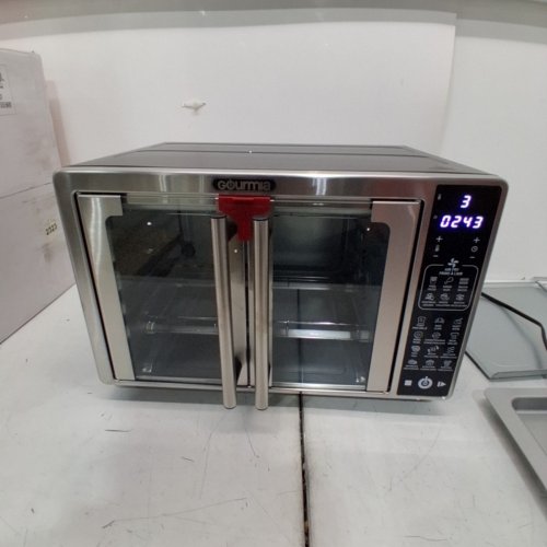 GOURMIA 19-IN-1 6-SLICE AIR FRYER OVEN WITH FRENCH DOORS & DIGITAL TOUCH CONTROLS - STAINLESS STEEL (MODEL: GTF7465) image 3
