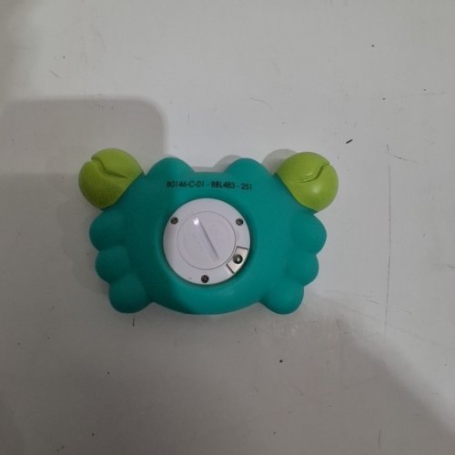 BBLUV KRAB 3 IN 1 THERMOMETER AND BATH TOY - GREEN/BLUE image 3