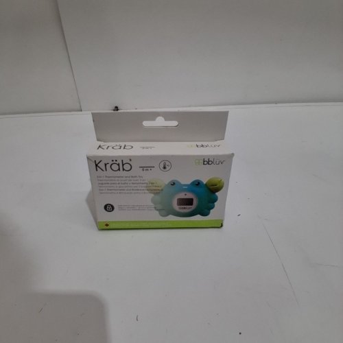 BBLUV KRAB 3 IN 1 THERMOMETER AND BATH TOY - GREEN/BLUE image 4