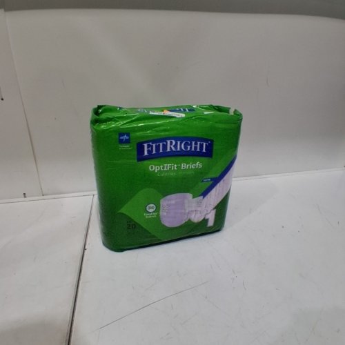 20PK MEDLINE FITRIGHT OPTIFIT BRIEFS - SIZE 1 image 2