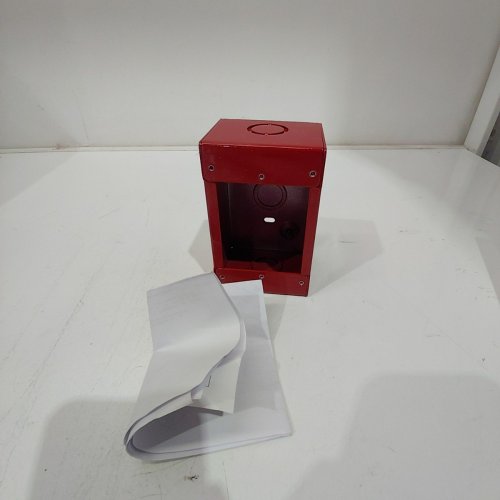 EDWARDS 1-GANG SURFACE MOUNTING BOX FOR EDWARDS 270 SERIES MANUAL PULL STATIONS - RED (MODEL: 27193-11) image 3