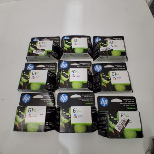9 *EXPIRED* HP 61XL TRI-COLOUR HIGH YIELD INK CARTRIDGES FOR SELECT DESKJET, ENVY, AND OFFICEJET PRINTERS - CYAN, MAGENTA, YELLOW (MODEL: CH564WN) image 5