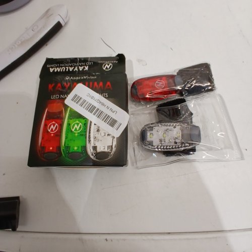 2PC APACEVISION LED NAVIGATION LIGHTS FOR KAYAK, CLIP ON MARINE LIGHTS FOR BOAT - RED, WHITE (MODEL: KAYALUMA) image 3