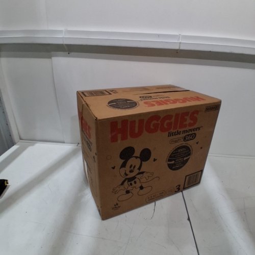 168PK HUGGIES LITTLE MOVERS DIAPERS HUGGFIT WITH 360° WAISTBAND - SIZE 3 image 4